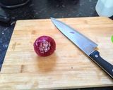 A picture of step 1 of Cheese burger with a twist.