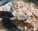 A picture of step 4 of Cream of Mushroom Soup.