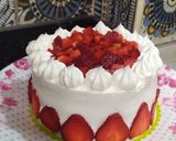 صورة لخطوة 4 من وصفة تورتة فراولة