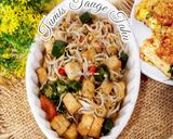 Foto langkah ke 3 dari resep Tumis Tauge Tahu.