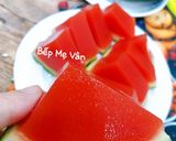 Hình bước làm 6 của món Rau Câu Dưa Hấu