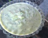 A picture of step 3 of Cucumber raita.