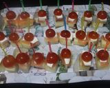 Foto del paso 5 de la receta Salmón con melón, queso y tomate
