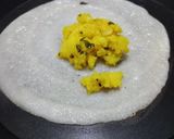 A picture of step 5 of Farali masala dosa.