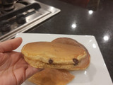 Pancakes de harina integral avena y chips de chocolate