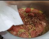 A picture of step 15 of Rangeen Pulao.