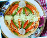 A picture of step 9 of Designer healthy pizza.