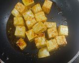 A picture of step 1 of Paneer masala.