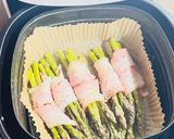 Baconba tekert spárga, debrecenivel 🥓🍟 recept fázis 1 fotója