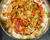 A picture of step 4 of Aalu Tikki Chat.