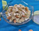A picture of step 1 of Bottle gourd (Lauki) halwa.