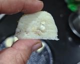 A picture of step 6 of Fireless Coconut Stuffed Burfi.