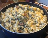 A picture of step 7 of Tuscan Chicken Mac N’ Cheese.
