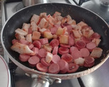 Foto del paso 4 de la receta: Revuelto de tortellinis con salchichas