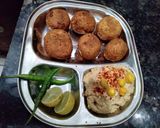A picture of step 6 of फलाफल और हम्मस (falafala recipe in hindi).