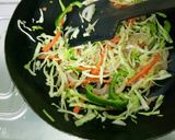 A picture of step 11 of Hakka noodles.