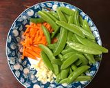 炒甜豆的食譜步驟1照片