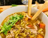 A picture of step 5 of Chicken Soup.