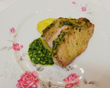 Foto del paso 3 de la receta: Lomo de cerdo ibérico con patatas al pesto