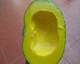 Hình bước làm 1 của món Óc heo hấp bí đỏ