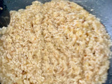 Risotto de remolacha con ricota