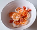 Hình bước làm 4 của món TÔM sốt dứa-mayonnaise