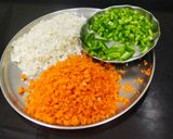 A picture of step 1 of Vegetable Pizza On Tawa.