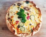 Foto do passo 4 de Quiche de legumes! 🍅🥕🌽🌿