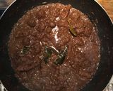 A picture of step 5 of Beef Rendang.