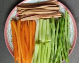 Hình bước làm 1 của món Kimbap chiên xù