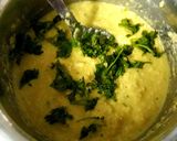 A picture of step 3 of Moong dal dosa.