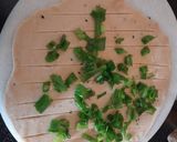 A picture of step 2 of Spring onion laccha paratha.