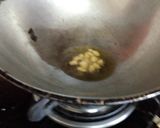 A picture of step 1 of Curry leaves chutney.
