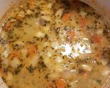 Tárkonyos csirkeraguleves recept fázis 7 fotója