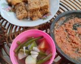 Foto langkah ke 3 dari resep Sayur Asam Kacang & Timun.