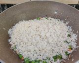 A picture of step 4 of GROUND RICE PULAO.