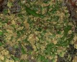 A picture of step 8 of Ridge gourd egg fry.