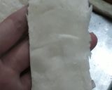 A picture of step 1 of (Snack) Fried Sandwich-Wrapped Sausages.