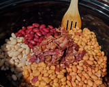 A picture of step 5 of Crockpot Calico Beans.