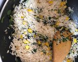 A picture of step 2 of Sweet corn Methi Pulao.