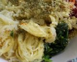 Foto del paso 4 de la receta: Tortilla de espinaca, betarraga, zanahoria, papa y cebolla caramelizada