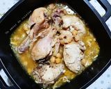 Une image de l'étape 4 de Tajine de poulet et beignets de chou fleur en sauce blanche 🍋.