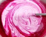 A picture of step 3 of Beetroot Pink Topi Dosa.