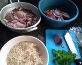 Foto del paso 1 de la receta: Mollejas de pollo con arroz verde.....🇸🇻