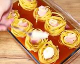 Foto del paso 7 de la receta: Fideos niditos con jamón y queso
