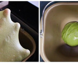 A picture of step 5 of Chiffon Cake and Matcha Bread Combo (Made Entirely with a Bread Machine).