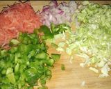 A picture of step 1 of Dragon rolls.