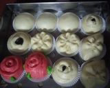Foto langkah ke 6 dari resep Bakpao Mawar.