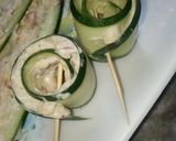 A picture of step 5 of 1 bite cucumber 🥒 salad.
