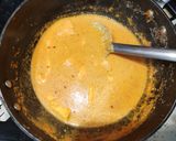 A picture of step 4 of Paneer Pyaaz Masala.